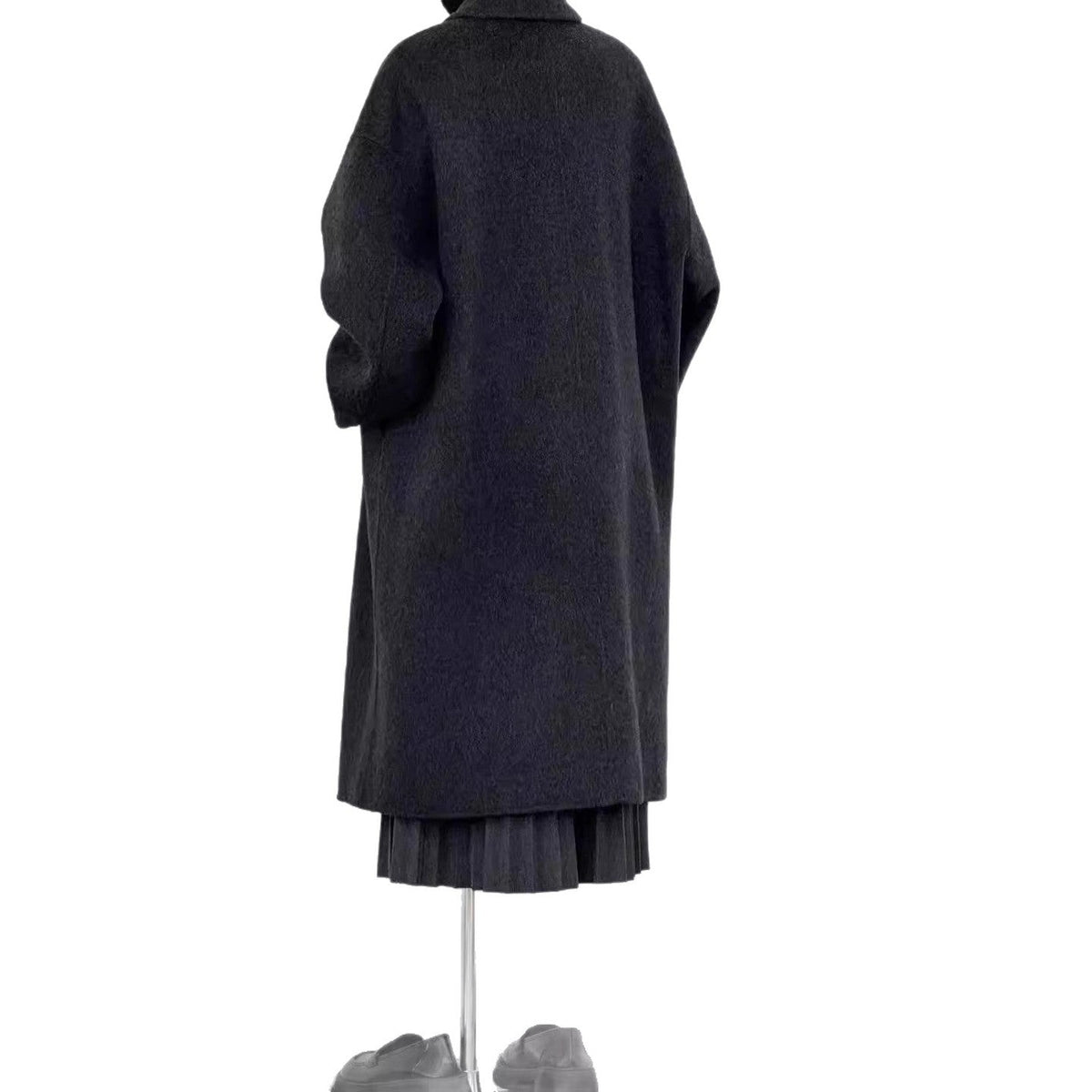 Women's Oversized Long Wool Blend Coat – additional view 5