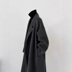 Women's Oversized Long Wool Blend Coat – additional view 2