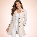 Juliet classic belted trench coat in beige