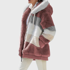 Harper faux fur hooded puffer jacket