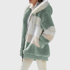 Harper faux fur hooded puffer jacket