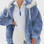 Harper faux fur hooded puffer jacket