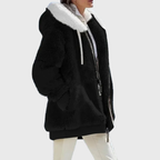 Harper faux fur hooded puffer jacket