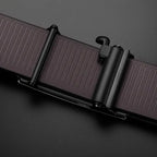 Preston automatic buckle leather belt, styled look