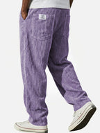 Marcus retro corduroy straight-leg pants by Cole & May - color option