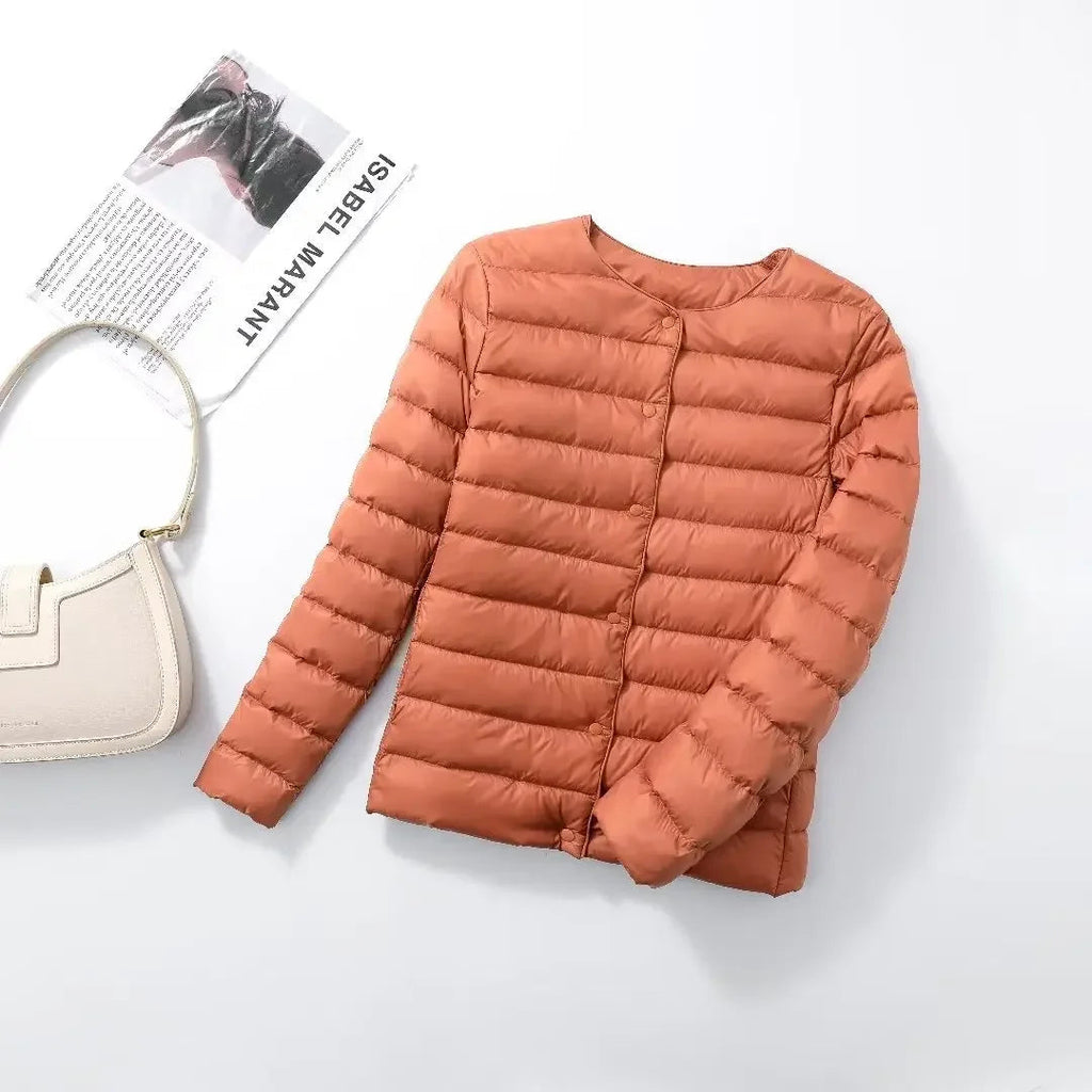 Novalee – Quilted Lightweight Jacket | Snap Front for Spring & Fall
