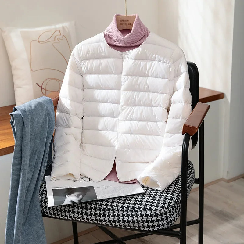 Novalee – Quilted Lightweight Jacket | Snap Front for Spring & Fall